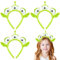 Dreiäugiges Stirnband, 3 Stück, dreiäugiges Alien-Stirnband, Plüsch, Alien-Ohren, Shrek-Haarbänder, lustige Kopfbedeckung, Cosplay-Kostüme, Zubehör für Kinder und Erwachsene, Gesichtswäsche, Make-up