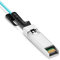 opteec® - 5M - Câble Fibre Optique Actif OM3 SFP+ à SFP+ AOC 10Gbit/s Renforcé - Rallonge/Jarretière Blindée - Compatible avec Freebox Ultra et Switch SFP 10G AOC - Garantie 10 Ans (Aqua, 5M)