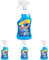 Glassex - Limpiador multiusos y cristales, formato pistola spray - 750 ml (Paquete de 4)
