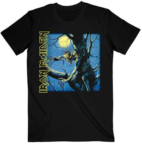 Rock Off officially licensed products Iron Maiden Fear of The Dark Album Track Listing T Shirt XL Black