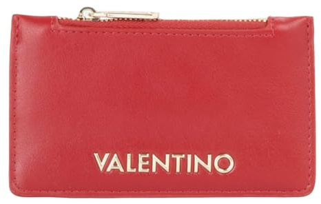 Valentino Kartenhalter Clio Re Zip Around Wallet Rubino rot