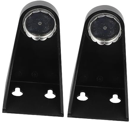 NIYANGLE Lot De 2 Porte-savons Magnétiques Noir Compact Support Mural Aimanté Pour Savonnette Salle De Bain Bain Pratique Solide