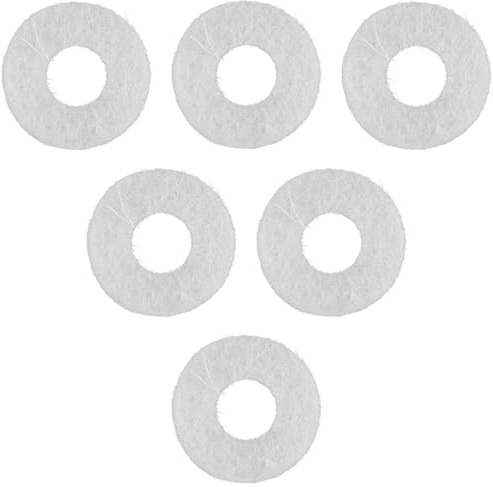 Beige Filzunterlage für Tasten, Instrumentenreparaturteil | Instrumente und Schlüsseldichtung, 6 Stück-pack, Professionelle Musiker, Langlebig Gepolstert