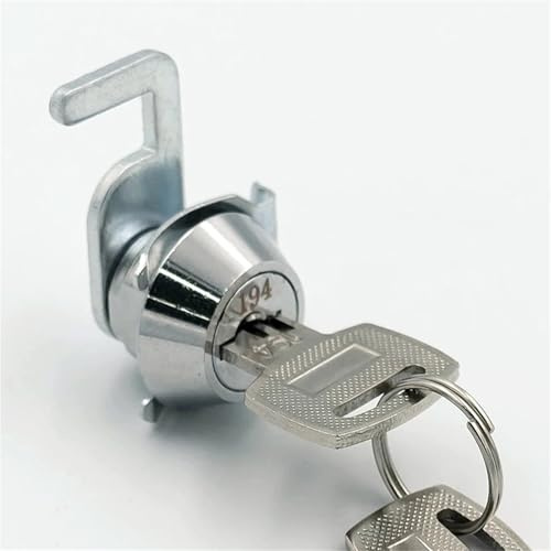 Mini-Cam-Lock mit Schnellverschluss, silberfarben, for Kassenbox, einfacher Austausch, Metallschrank, Airbox, 1 Stück