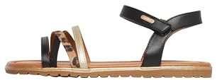 s.Oliver Multicolor-Sandalen in Metallic-Optik