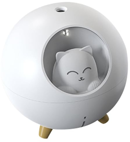 Artibetter Humidificador Portátil USB de 220ml para Hogar y Viaje, Generador de Niebla Silencioso Función de Pulverización Continua y Temporizador, Diseño Compacto y Práctico