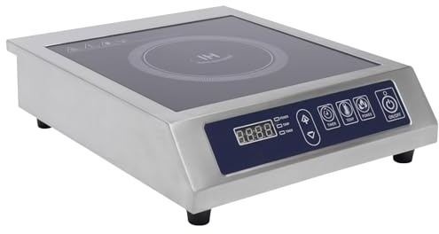 Induktionskochplatte,Induktionskochfeld 1 Platte 3500w, Tragbar, 11 Leistungsstufen, 60-300°C, Timer 24h, Glaskeramik, FüR KüChe Gastronomie Camping