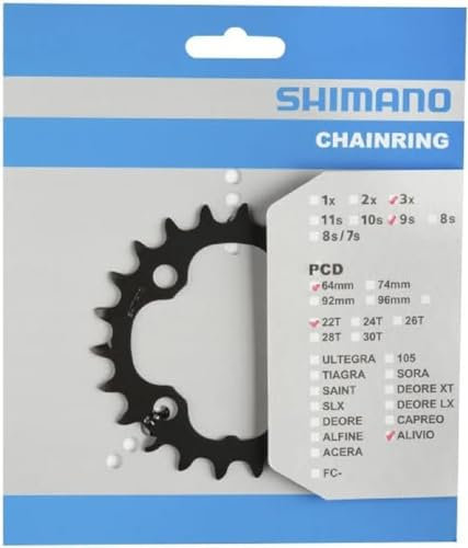 SHIMANO Unisex-Adult Anzeige 36D Fahrradgerichte, Mehrfarbig, one Size