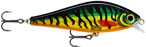 Rapala Unisex-Adult Super Shadow Rap Locken, Heißer Tiger Hecht, 16cm