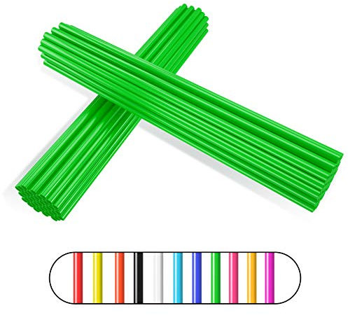 Cubiertas para Radios,PSLER 72 Piezas Cubiertas Protectoras Reutilizables para Llantas de Ruedas para Sillas de Ruedas, Motocicletas de Montaña - Verde Oscuro Cubiertas Radios