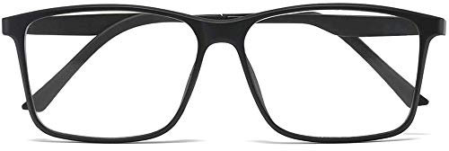 KoKoBin Occhiali da lettura Anti luce blu per uomini e donne Filtro luce blu Aiuto per la lettura del computer Cerniera a molla Occhiali da vista (Nero, 1.5)