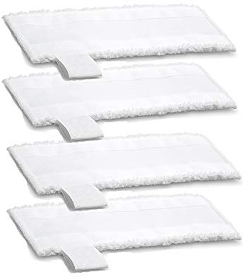 Niuzemyko 4X Microfibre Cloth Pads, Steam Cleaner Floor Mop Pads Compatible with Karcher Easyfix Premium SC1 SC2 SC3 SC4 SC5 2.863-259.0 28632590