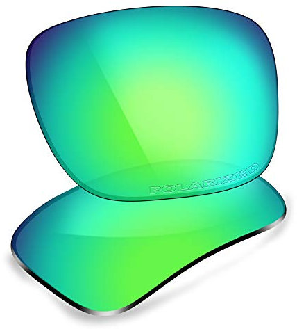 ThunderClap Verres de rechange en polycarbonate pour lunettes de soleil Oakley Holbrook Metal OO4123 55 mm, Vert tonnelle, Holbrook Metal