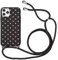 Yoedge Collier Coque Compatible avec Huawei P20 Pro 6,1, Étui de Téléphone avec Cordon Ultra Mince Souple TPU Bumper Housse TPU 360 Degrés Antichoc avec Cordon Réglable, Amour Noir