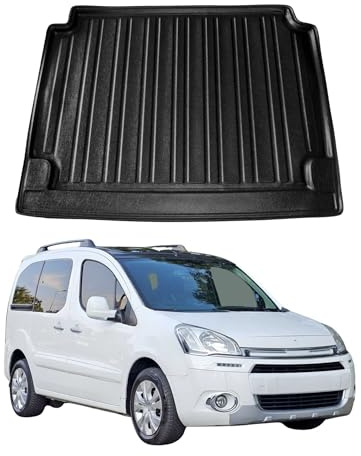 OMAC Bandeja Maletero Bandeja Carga Compatible con Citroen Berlingo SX 2008-2018 Goma Negro
