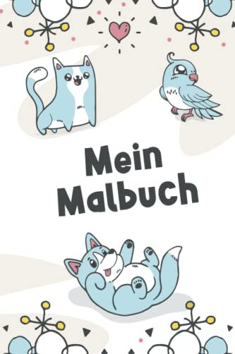 Mein Malbuch: Tolles Kinder Malbuch. 120 Seiten Blanko. Malbuch leere Seiten Kinder, Malbuch leere Seiten, Zeichenbuch Aquarell, Malbuch Jungs, ... 6x9 (ca. DIN A5) | 120 Seiten Softcover