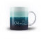 iCaseDesigner Personalised Watercolour Painting Name with Heart 11oz Ceramic Mug - 10. Deep Sea Turquiose