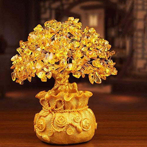 YTOOZ Skulptur Lucky Choi Harz Dekoration Wohnzimmer Weinschrank Glücksbaum Kleines Ornament Home Kreativer Geldbaum Basteln Ornamente Statuen (Größe: 14 29cm) Neuartiges Geschenk