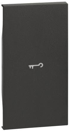 Tasto illuminabile con simbolo chiave Bticino KG01M2F Living Now 2 moduli Dark