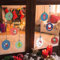 UNICEF - Vinilos Adhesivos Decorativos de Navidad para Ventanas, Decoración de Navidad, 8 Bolas de Navidad