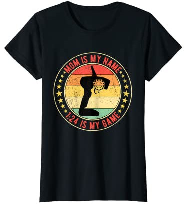 Damen Slotcar Rennen RC Auto Drag Rennen Mom 1:24 Is My Game T-Shirt