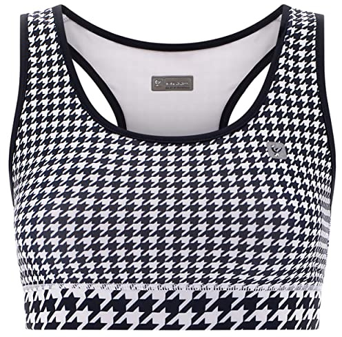 FREDDY - Atmungsaktiver Sport-BH mit All-Over-Muster, Pied Von Poule Small Pdp, L