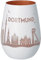Goodtimes Windlicht Dortmund Skyline (Weiß & Bronze)