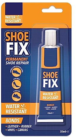 Shoe Repair Glue 30ml – Water-Resistant Adhesive for Leather, Rubber, Vinyl & Canvas – Strong Bond for Permanent Shoe Fixes