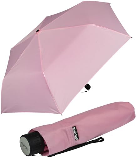Doppler Regenschirm Mini-Taschenschirm Havanna Stick - rose shadow