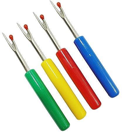 Weddecor 5 pezzi multicolor taglia-punti, strumento di rimozione del filo, strumento ergonomico per lavori fai da te, cucito e cucito