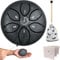 mini steel tongue drum Regentrommel Stahlzungentrommel 3 Zoll 6 Töne C-Key Handpan Drum Percussion Instrument Ätherische Trommel mit Stofftasche, Musikbuch und Schlägel, Musik Geschenk für Kinder