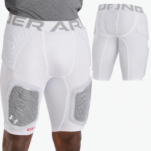 Under Armour Unisex Gameday Armour Pro Fußballhose, Weiss/opulenter Garten, 3X-Large