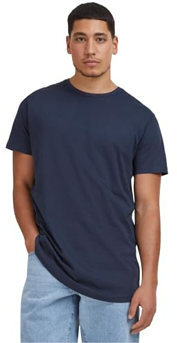 Urban Classics Herren Shaped Long Tee Navy, 4XL