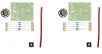 2Pieces NE555 Oscillator Buzzer Electronic DIY Tone Generator Kit 8R 0.25W Speaker