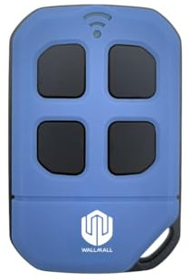 Lively - Telecomando Cancello Universali Impermeabile 433/433,92 Mhz con 4 Tasti Indipendenti Compatibile Codici Fissi Batteria Lunga Durata Inclusa (Blue Light Sky)