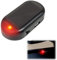 Alarmanlage Auto Anti Diebstahl Blinklampe Solar Power Dummy Alarm Blinklampe für Auto Sicherheitssystem (Rot)