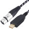 sourcing map USB Microphone Cable, USB Male to XLR Female Cable Adapter for Microphones, Karaoke, Recording, Home Recording, 10ft