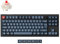 Keychron V3 Max QMK/VIA Drahtlose Mechanische Tastatur,DE-ISO Layout 87 Tasten RGB Bluetooth/2.4 GHz/Wired Hot-Swappable Gateron Roter Switch für Mac Windows Linux