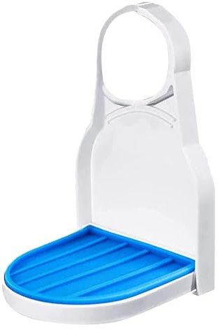 Portabicchieri per detersivo liquido per bucato, dispenser per ammorbidente per tessuti, organizer per gocciolamento, tiene saldamente i beccucci della bottiglia di bucato, mantiene la lavatrice,
