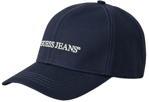 Guess Jeans Bestickte Baseballkappe für Herren, navy, Einheitsgröße