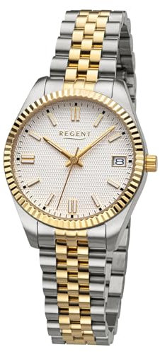 REGENT Damenuhr Quarz Bicolor BA-876