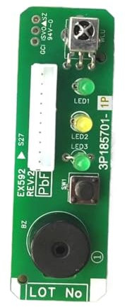 ZMLMAJJ 3P185701-1P Aria Condizionata Telecomando A Infrarossi Scheda Ricevitore Sensore di Temperatura Tastiera Scheda P Cicalino - Compatibile con Daikin