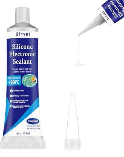 Xinyet 100ml Isolierspray Elektronik, Isolierspray, Transparenter Isolierlack, Waterproof, Hitzebeständig, Schnell Trocknend Geeignet für Leiterplatten & Spulen, Steuerplatinen