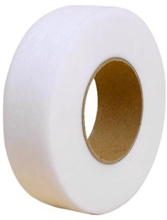 Lyivisk Saumband zum Aufbügeln 64m x 4cm Waschfest für Vorhänge und Kleidung, Bügelband zum Kürzen von Hosen und Gardinen, Nahtband Ohne Nähen für Textilien