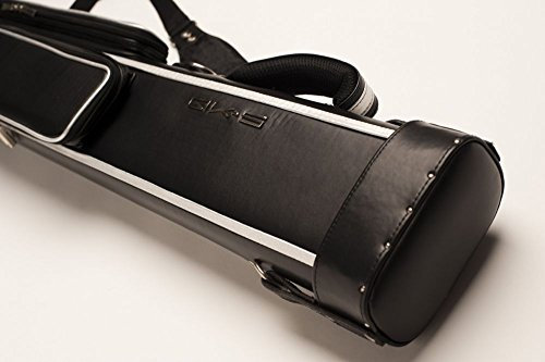 QK-S Billard-Köcher Ranger 3/5 für Pool-Billard-Queues, aus Vinyl und Nylon, mit Schultergurt, Tragegriff und Seitentaschen für Billardzubehör