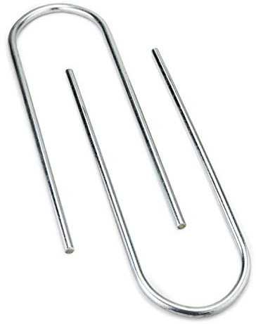ST Metals Football Goal Pegs/Ground Anchors - Pack of 2 U-Shaped Pegs - Made from 8mm Diameter, Heavy Duty Galvanised Steel. Extra Long - 10.5-inch for Firmer Hold. Fits all Samba/Forza Goals