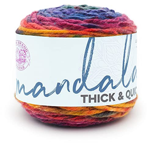 (1 Knäuel) Lion Markengarn Mandala dick & schnell sperriges Garn, Turbine