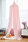 WOLTU Betthimmel Baldachin Mädchen Baby, Bettvorhang Kinder Babys, Kinderzimmer Babyzimmer Schlafzimmer Ankleidezimmer Deko Kuppel Spiel Zelt Moskitonetz, Höhe 240 cm Rosa