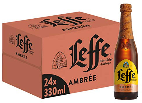 Leffe Ambrée, Birra Bottiglia - Pacco da 24x33cl