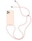 Jacyren Chaîne de téléphone Portable Compatible iPhone 8/7/SE (2020), Coque iPhone 7 avec Cordon Tour de Cou, Coque de Protection en Silicone avec chaîne de Suspension, Coque pour iPhone 7, Rose 1